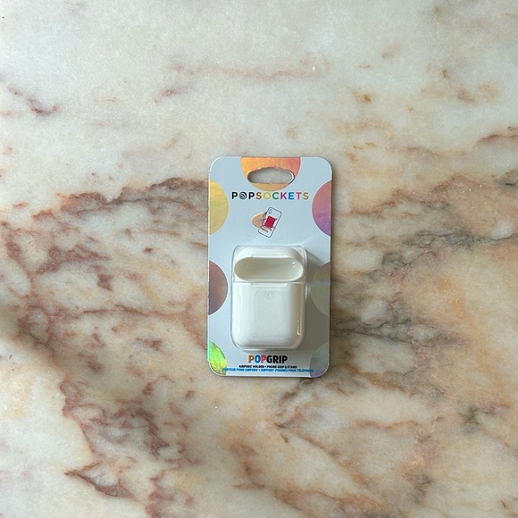 NWT PopGrip AirPods Holder (white) - Picture 6 of 14